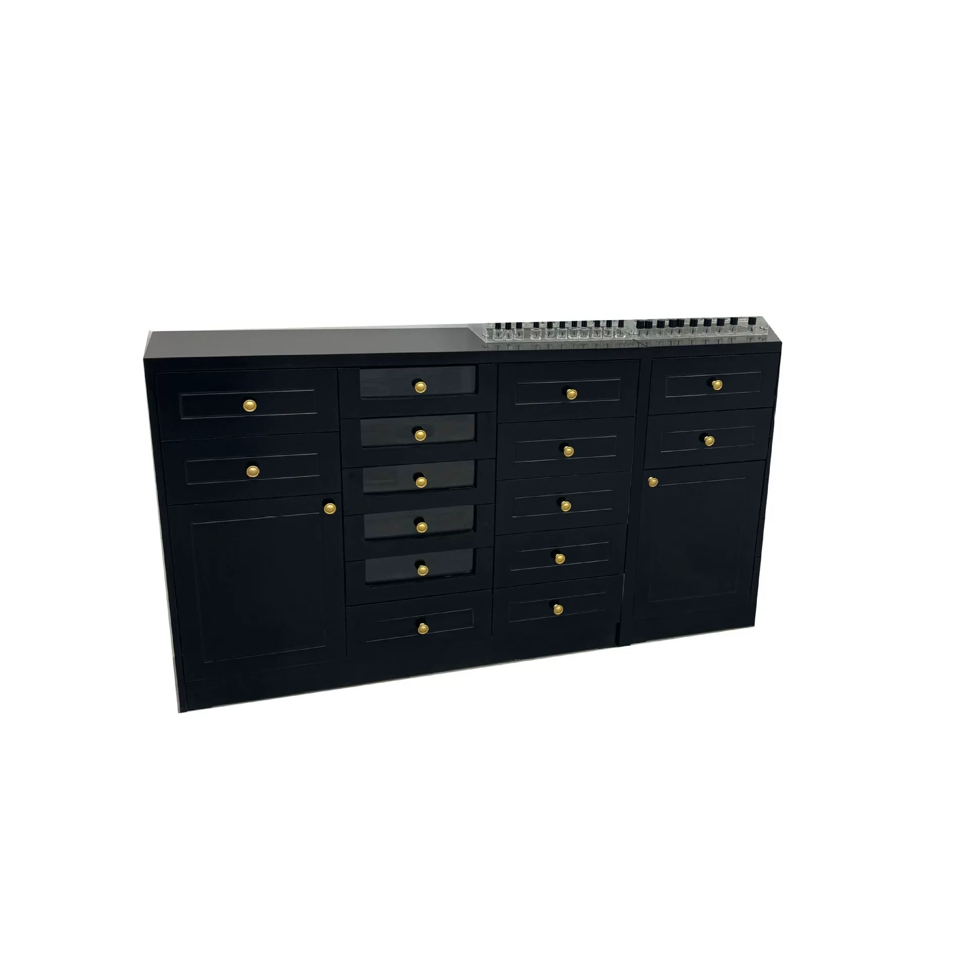 Stand for manicure, nail polish, storage system