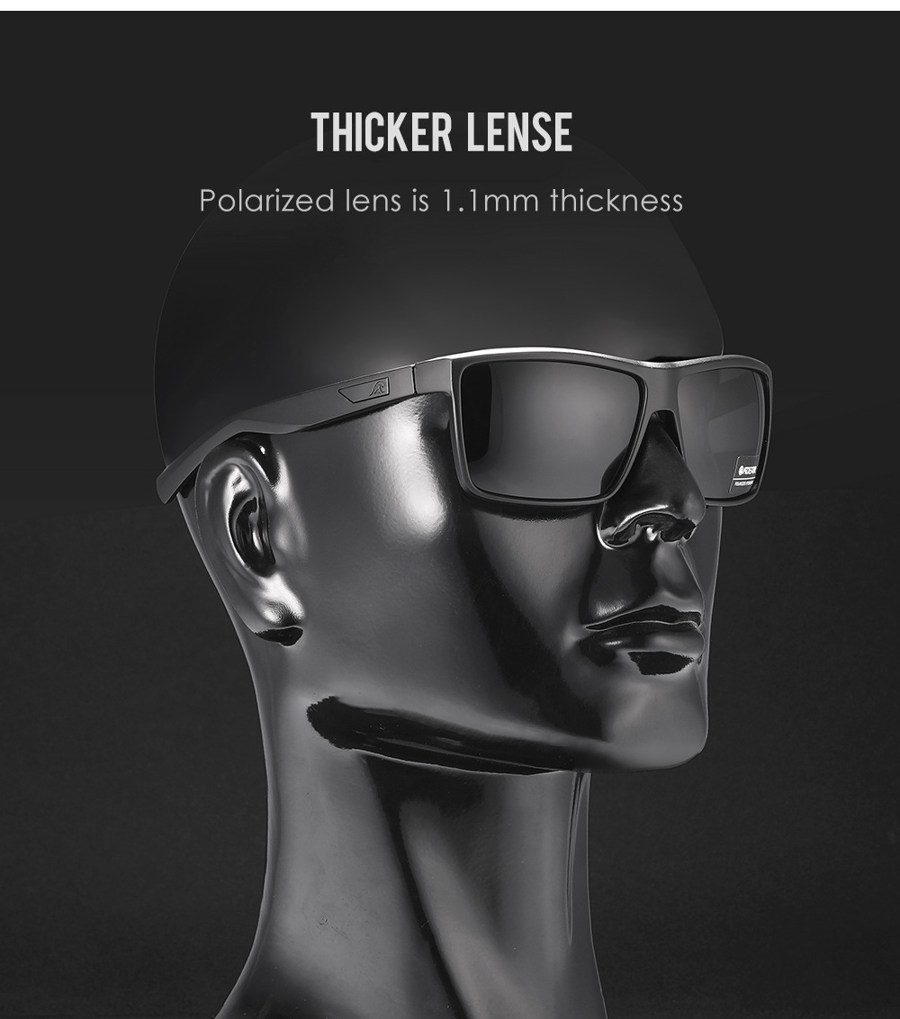 KDEAM neue quadratische rahmen brille männer fahren polarisierte sonnenbrille outdoor reise anti UV400 sonnenbrille KD029_voghion.com