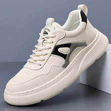 秋季新款板鞋男厚底透气运动舒适百搭男士休闲鞋现货男鞋批发