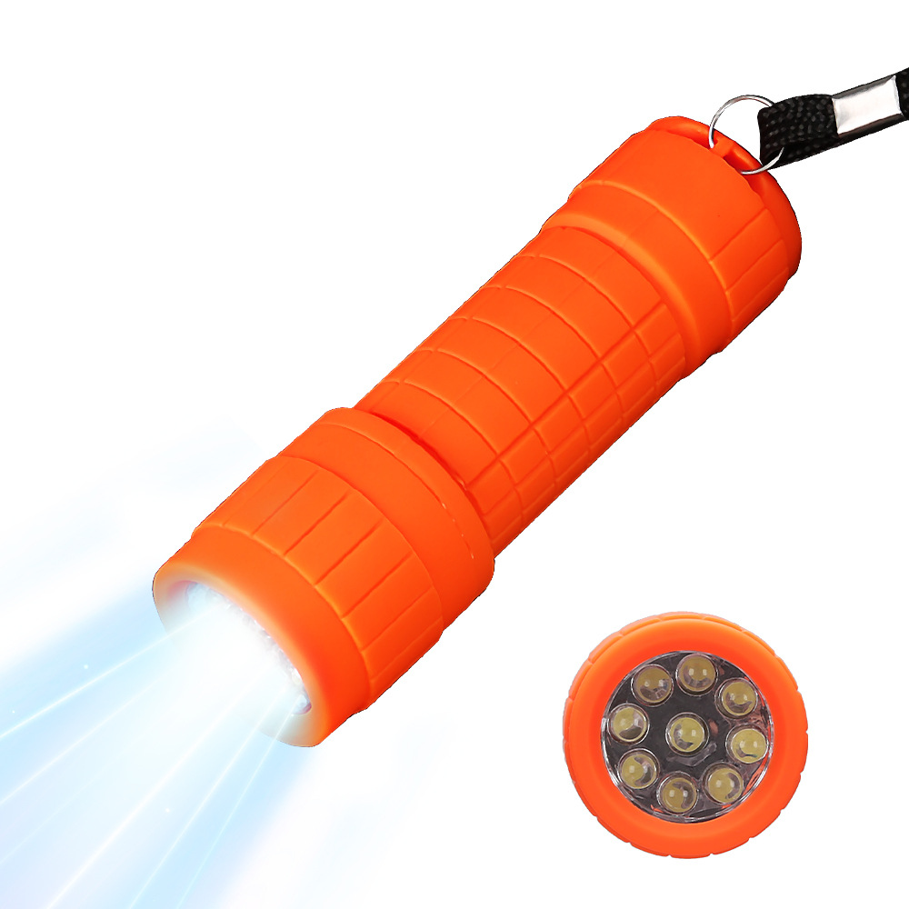 Luz ABS pequeña linterna compacta y exquisita fácil de transportar mini alumno multifuncional lámpara de trabajo portátil