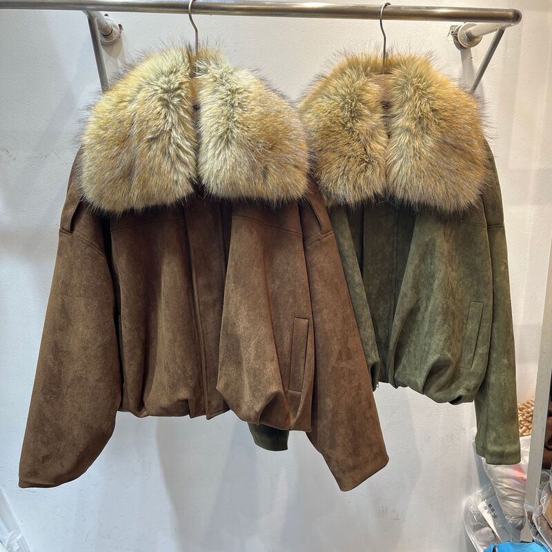 Maillard Retro Suede Parka Fur Jacket Women's 2025 Autumn and Winter High-End Jacket Top Maillard Retro Suede Parka Fur Jacket Women's 2025 Autumn and Winter High-End Jacket Top