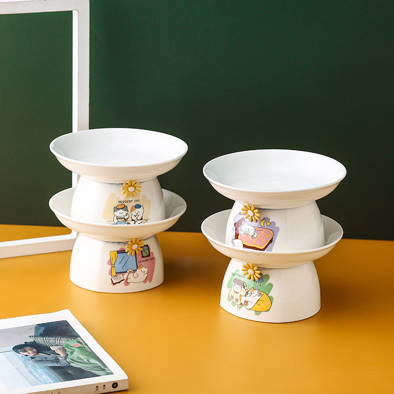 키가 큰 플레이트 (패턴 포함)