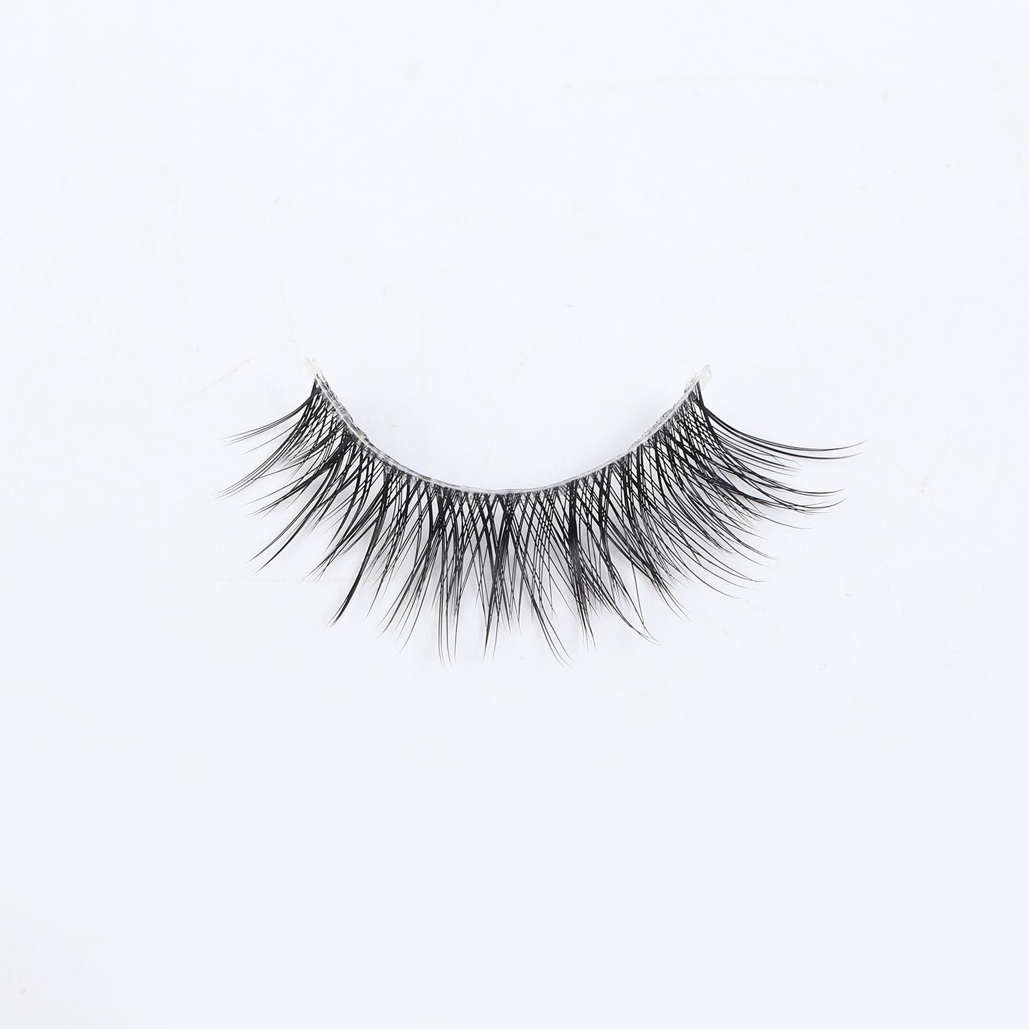 Pestañas postizas completas suave tallo transparente artificial rizado gruesas pestañas tridimensionales europeas y americanas siete pares de pestañas W2