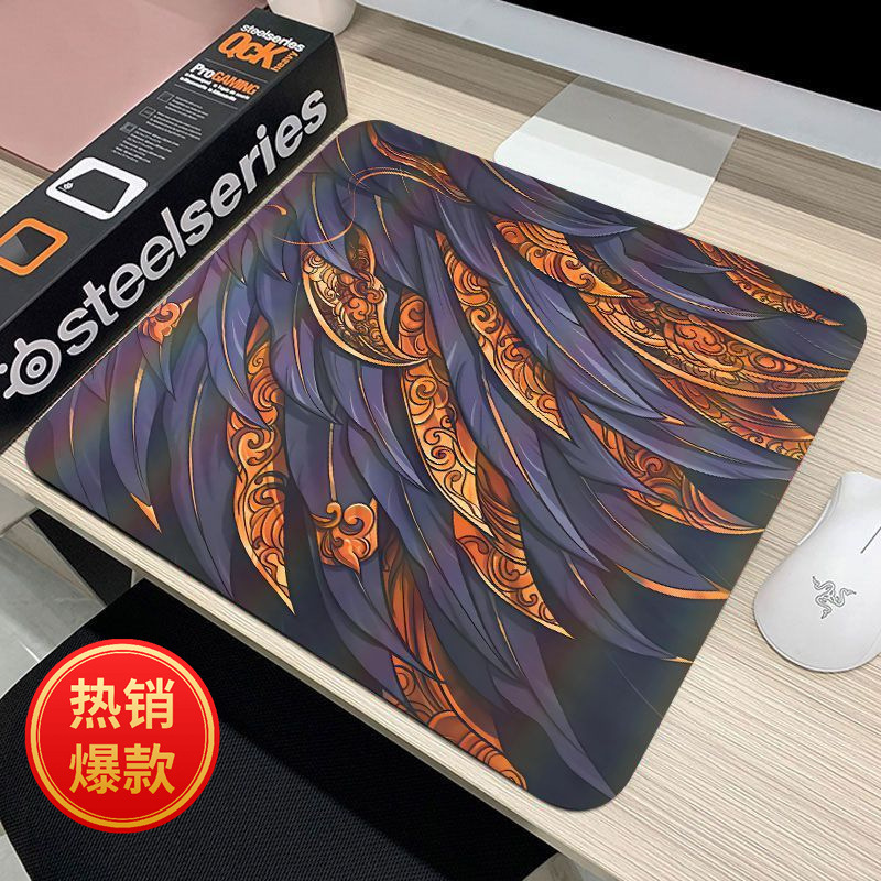 Guochao Esports Tiger Mouse Pad Chicken CSGO コンピュータノートブックキーボードゲームパッド男性 FPS デスクパッドドロップシッピング|undefined