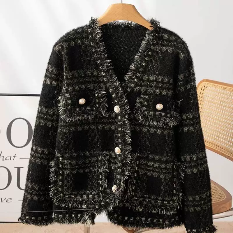 Пиджак осенний sofisticированный дизайн, тренд сезона, стиль Chanel, французский стиль, свободный крой