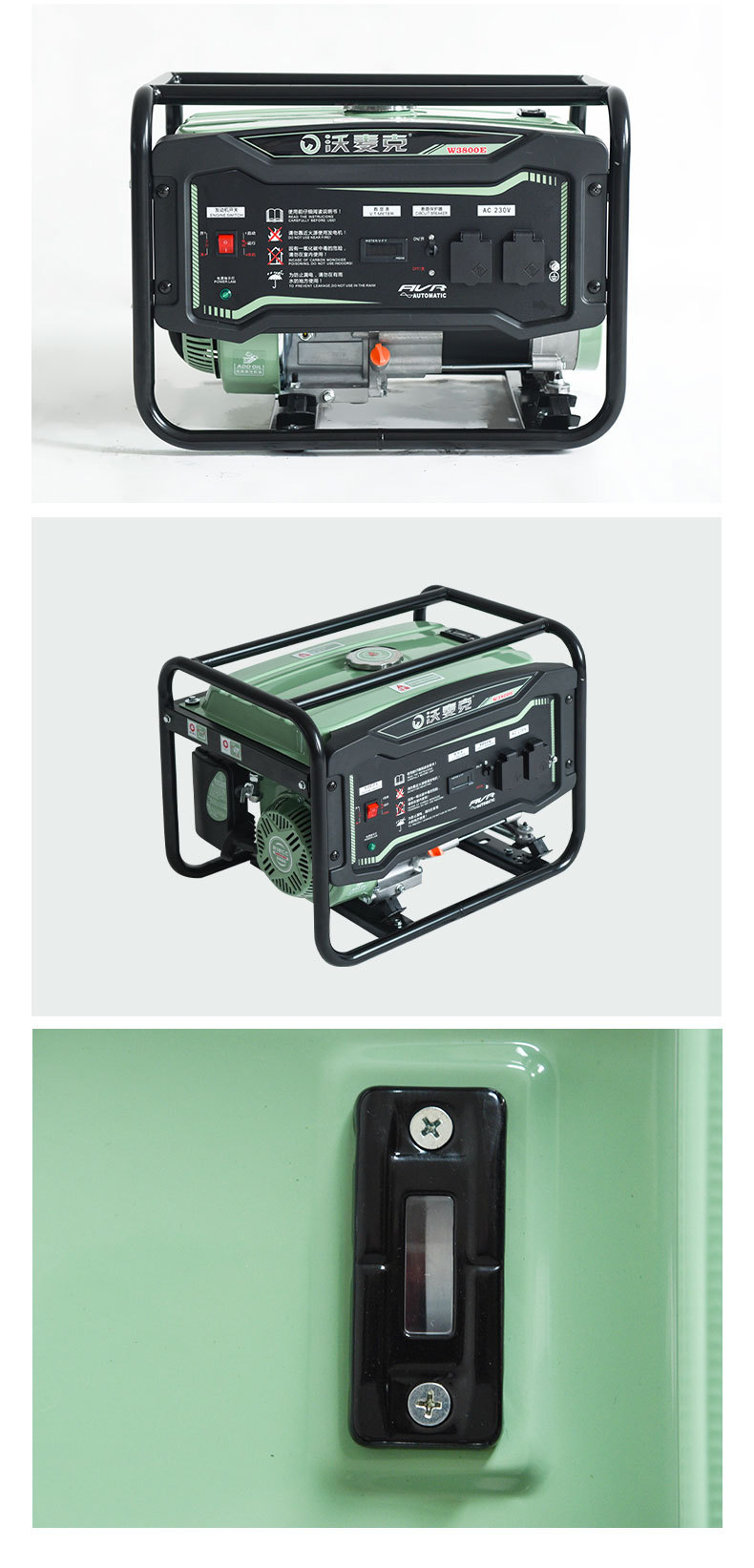 Gasoline Generator 3Kw Single-Phase Small Household 230V Pure Copper Motor Lightweight Factory Wholesale