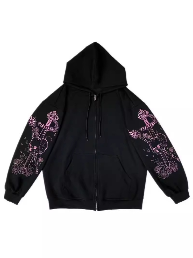 Retro dark sports hoody