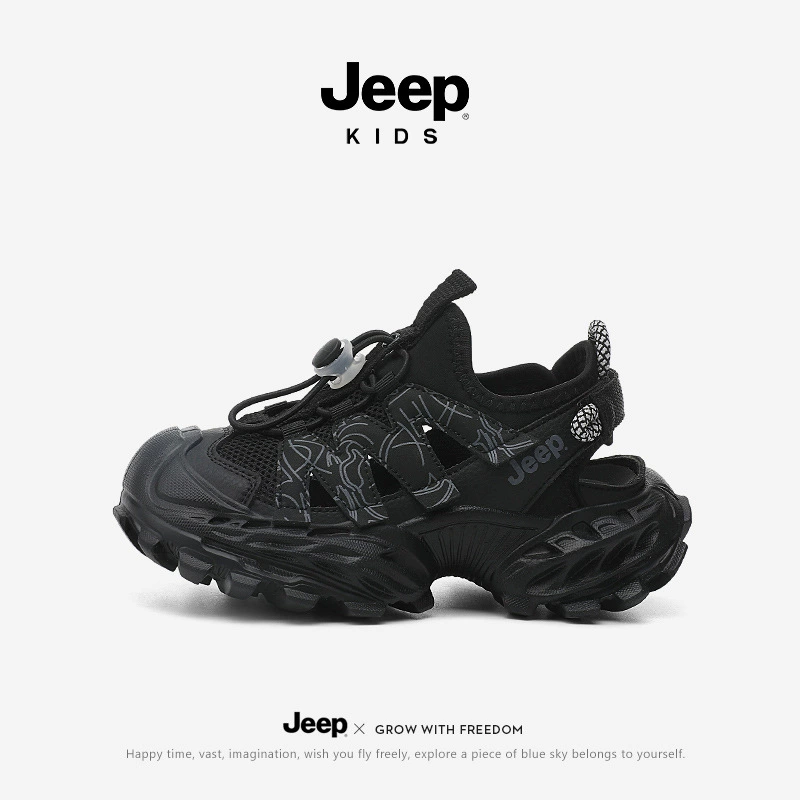Сандалии Jeep для мальчиков, спортивная обувь, спортивная сумка, летняя детская пляжная обувь