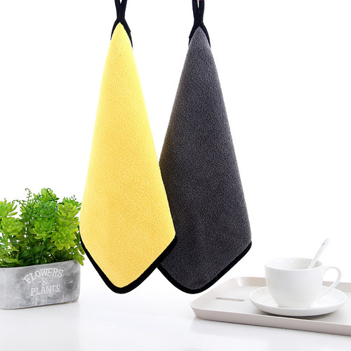 Car wash towel, thick absorbent coral velvet car towel, special rag for fishing, car cleaning, quick drying 400g/㎡