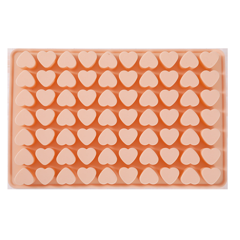 Fábrica en stock calidad alimentaria amor hueso donut QQ Caramelo Suave molde DIY silicona hecho a mano suplemento alimenticio molde