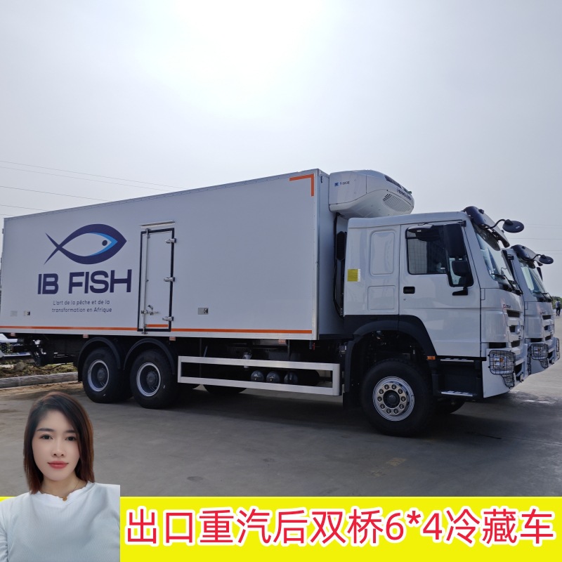 重汽豪沃冷链车7.8米6.8米保温箱冷藏车15吨车搭载开利冷王冷冻车