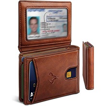 G 15328 Two Tone Waxed Bifold Wallet ����˫ɫ���� �羳ŷ��