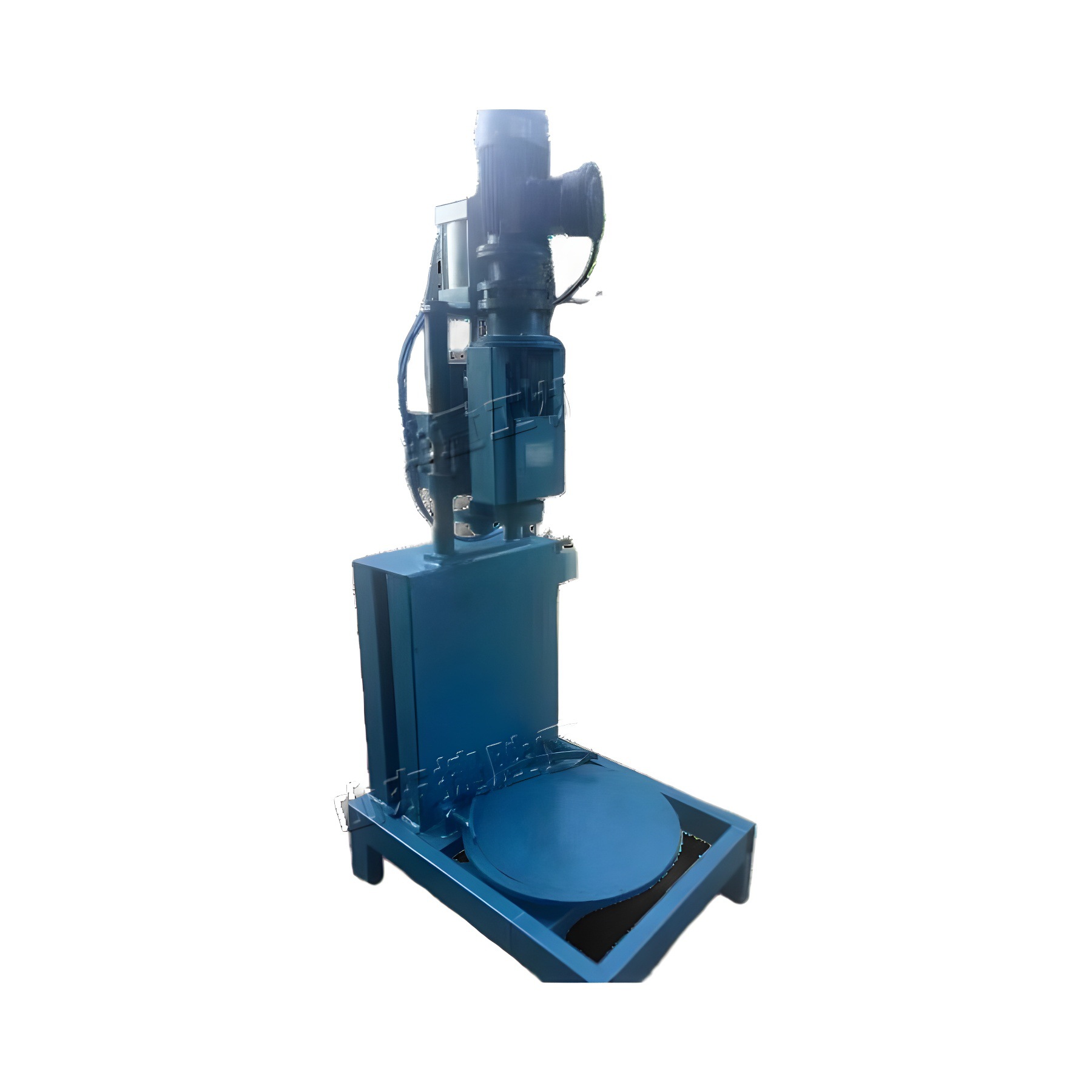 Pequeño cortador de barril semiautomático vertical, cortador de cubierta semiautomático, cortador de barril de aceite residual de la planta química