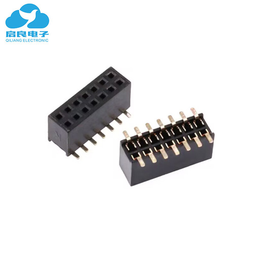 2.0 female connector 2.0MM pitch double row patch female connector 2P-40P plastic height 4.3 board-to-board female connector