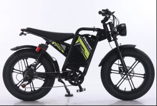 Elektrikli motosikletlər – with Integrated Wheels - green-bare-bike-no-battery-high-end-configuration