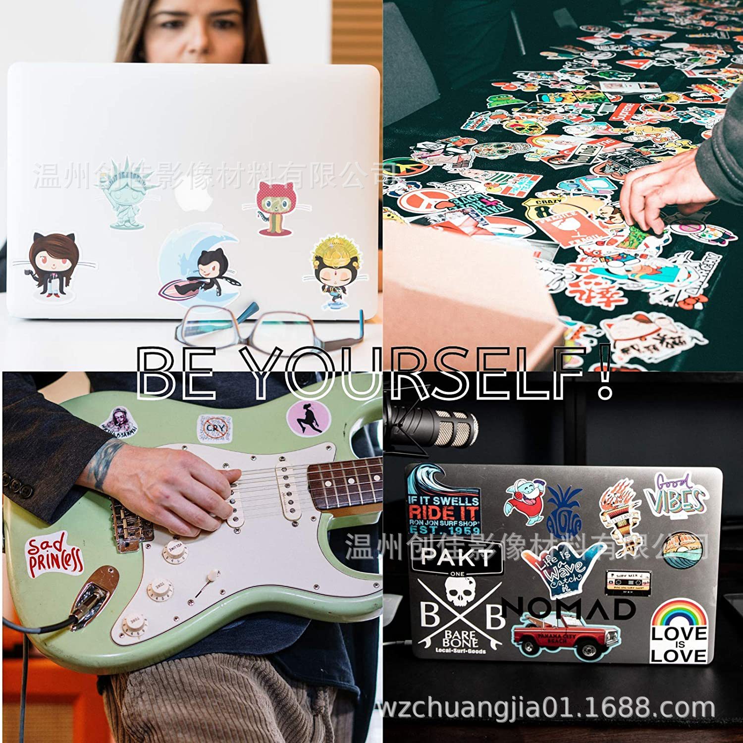 Transparent printable vinyl sticker paper for laser and inkjet printer A4 size holographic sticker