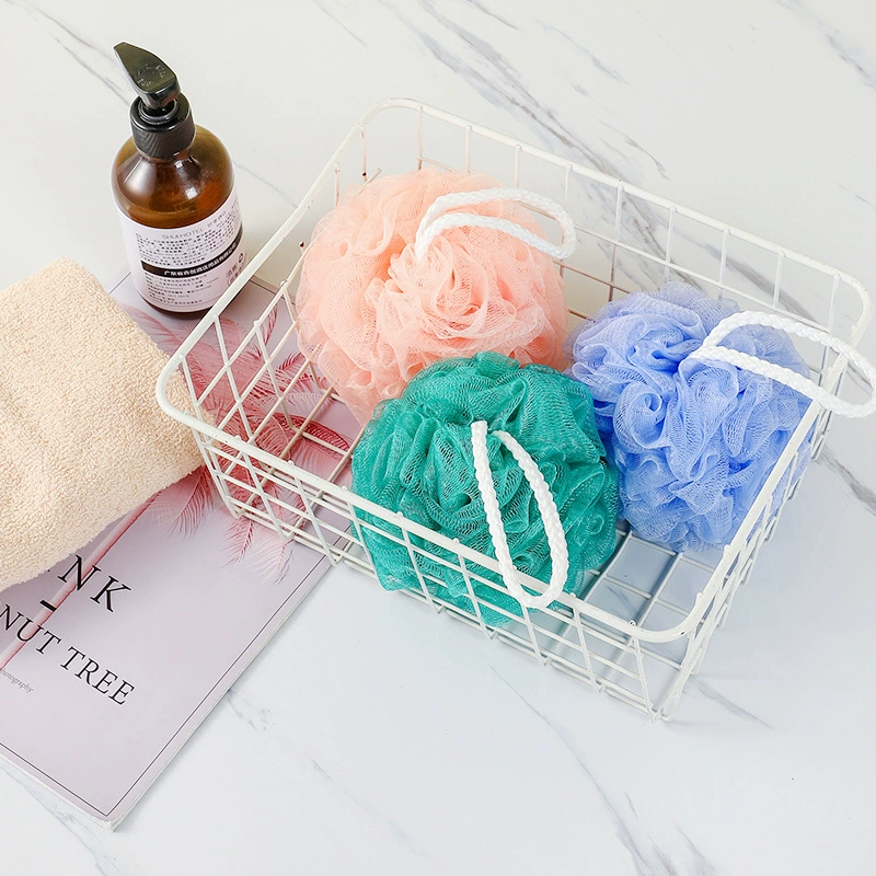 Многофункциональные ванно-спецификации милый solid color Bathing ball Bath flower купальник, ванная цветок купальник шар, оптовая порция пуппинг сетка