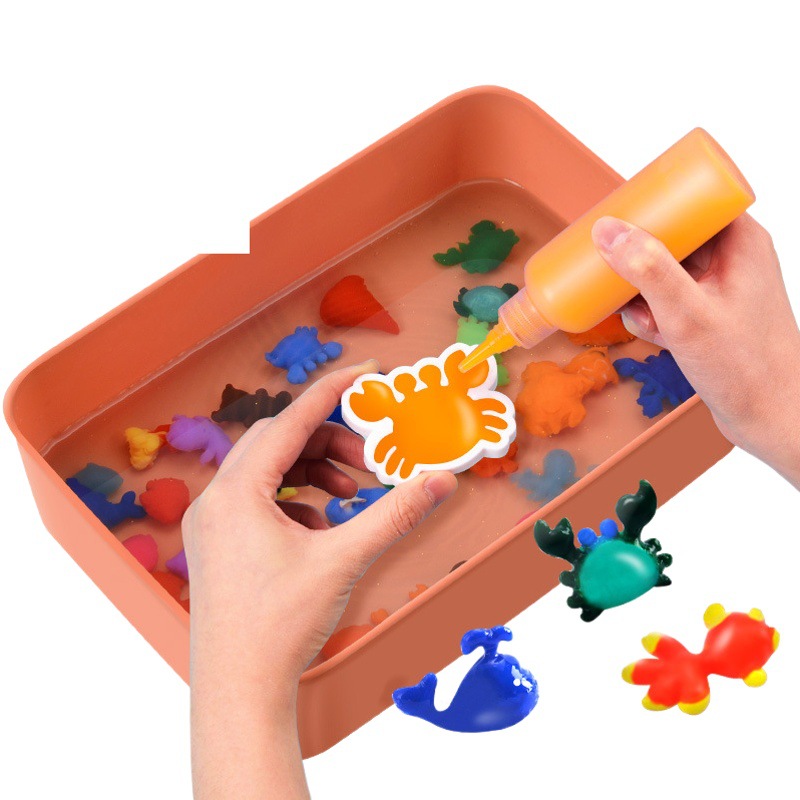 Agua mágica elfo juguete agua bebé magia niños rompecabezas mágico niña de 3 años de edad producción hecha a mano bricolaje entrega