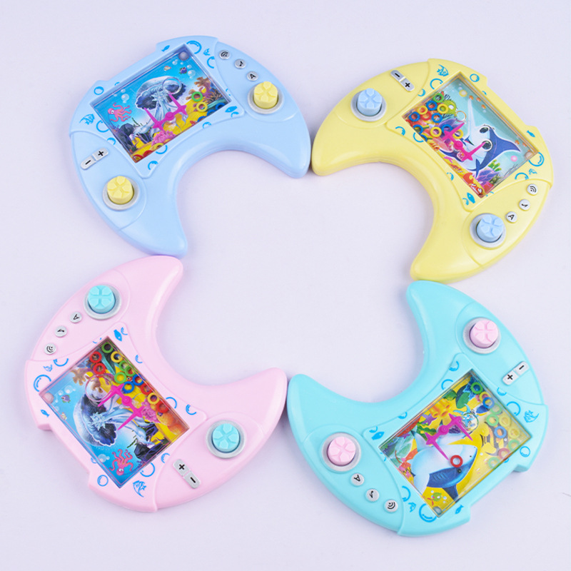 Juguete educativo creativo de los niños mango máquina de agua anillo nostálgico máquina de juego de mano recuerdos de la infancia pequeño regalo al por mayor