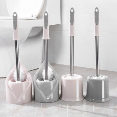Toilet brush wholesale, bathroom cleaning brush, plastic long handle toilet scrub, bathroom toilet brush, no dead corner