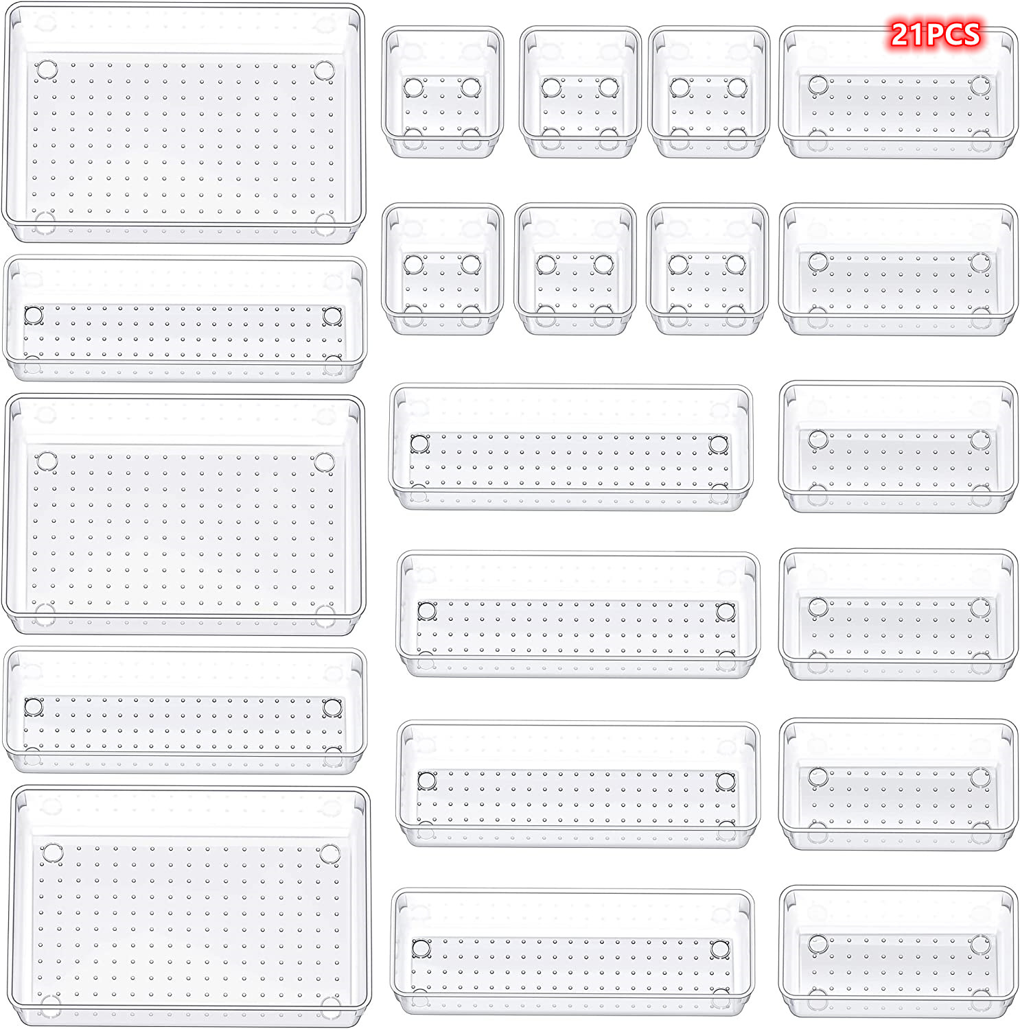 Caja almacenamiento integrada con cajón punto , partición transparente escritorio, papelería, s diversos, organización cosméticos el hogar