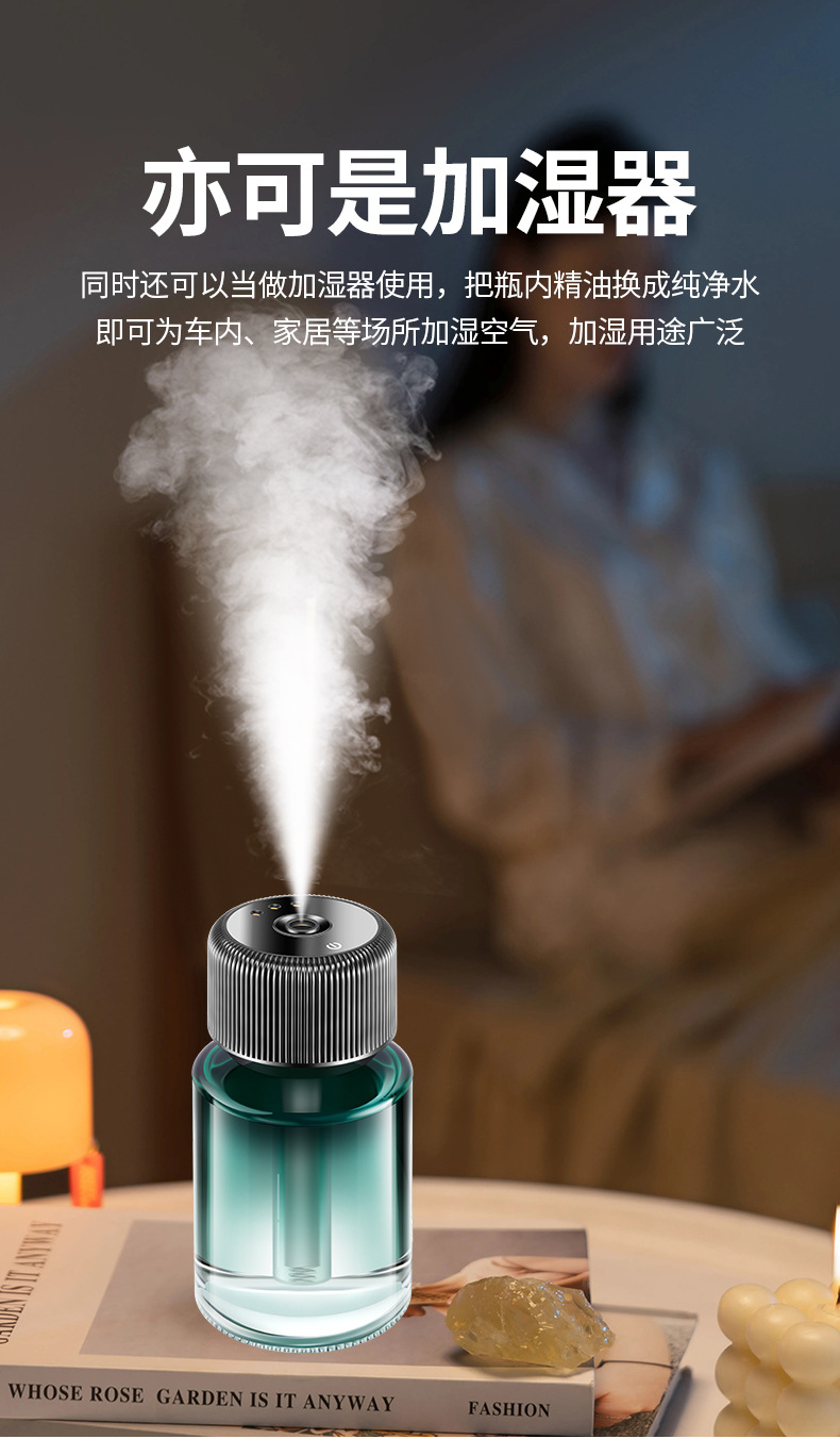 Car Aromatherapy Car Perfume Star Top Car Intelligent Incense Sprayer Spray Creative Decoration High-end Car Supplies
