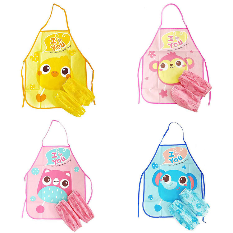 어린이 앞치마 + 소매 _ 혼합