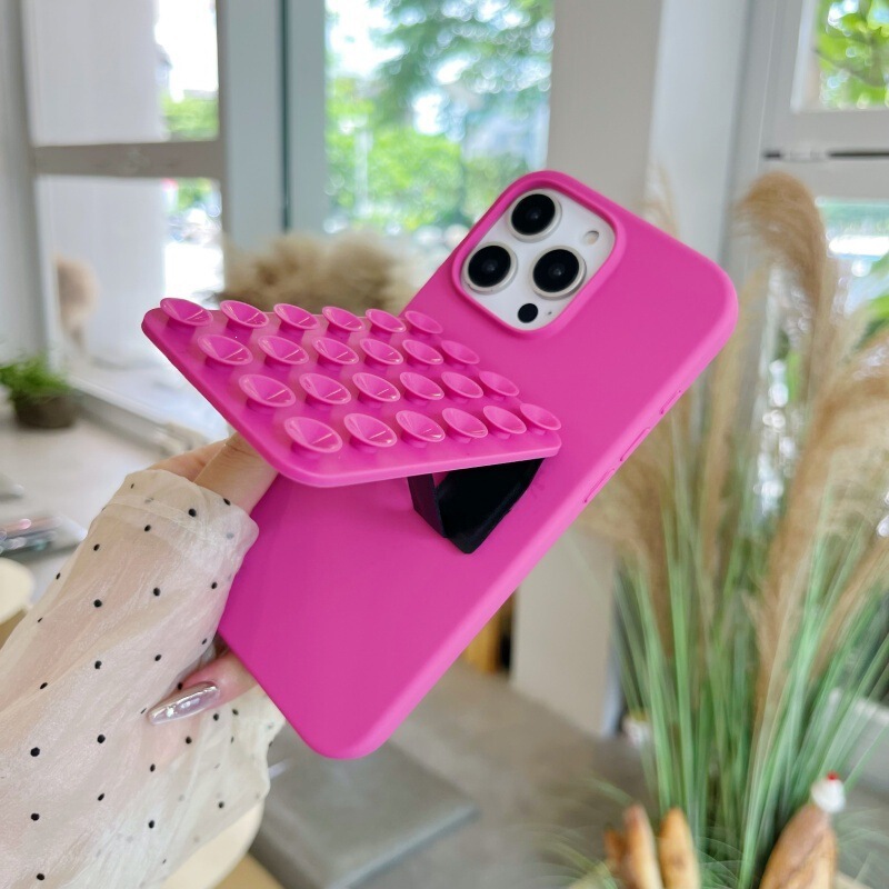 Silicone Suction Cup Selfie Phone Case, Sturdy and Stable, Portable, Non-Slip Silicone, Popular Universal Foldable Phone Stand Silicone Suction Cup Selfie Phone Case, Sturdy and Stable, Portable, Non-Slip Silicone, Popular Universal Foldable Phone Stand