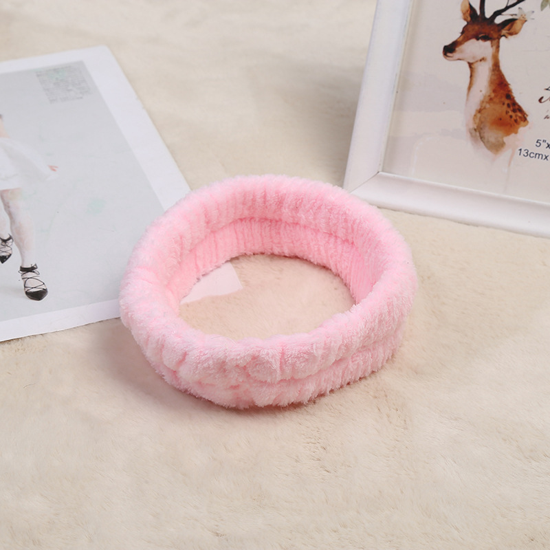 기계 재봉 머리띠-핑크 (싱글)(6*19cm 29g)