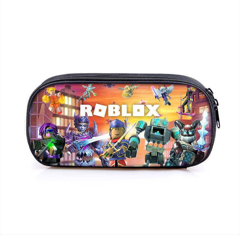 新しい roblox 単層鉛筆バッグ Roblox ポリエステル垂直正方形文具バッグ韓国語版子供の鉛筆バッグ|undefined