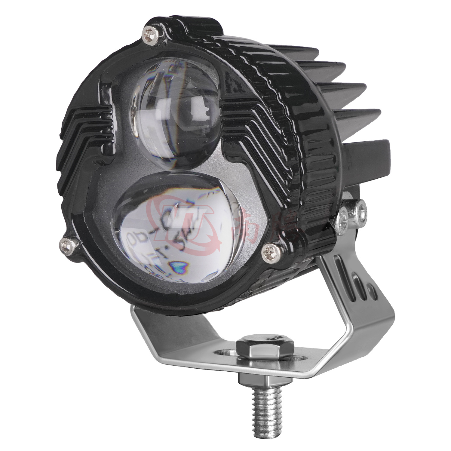 Foco LED ultrabrillante para vehículo eléctrico, modificación externa, foco tangente para motocicleta, luz de pavimentación para coche, lente de luz fuerte