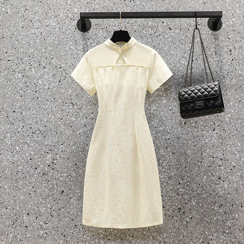 Summer long elegant cheongsam