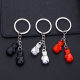 Creative 3D Boxing Gloves Pendant Keychain Fitness Club Fight Hall Event Gift Cross-border Hot Sale