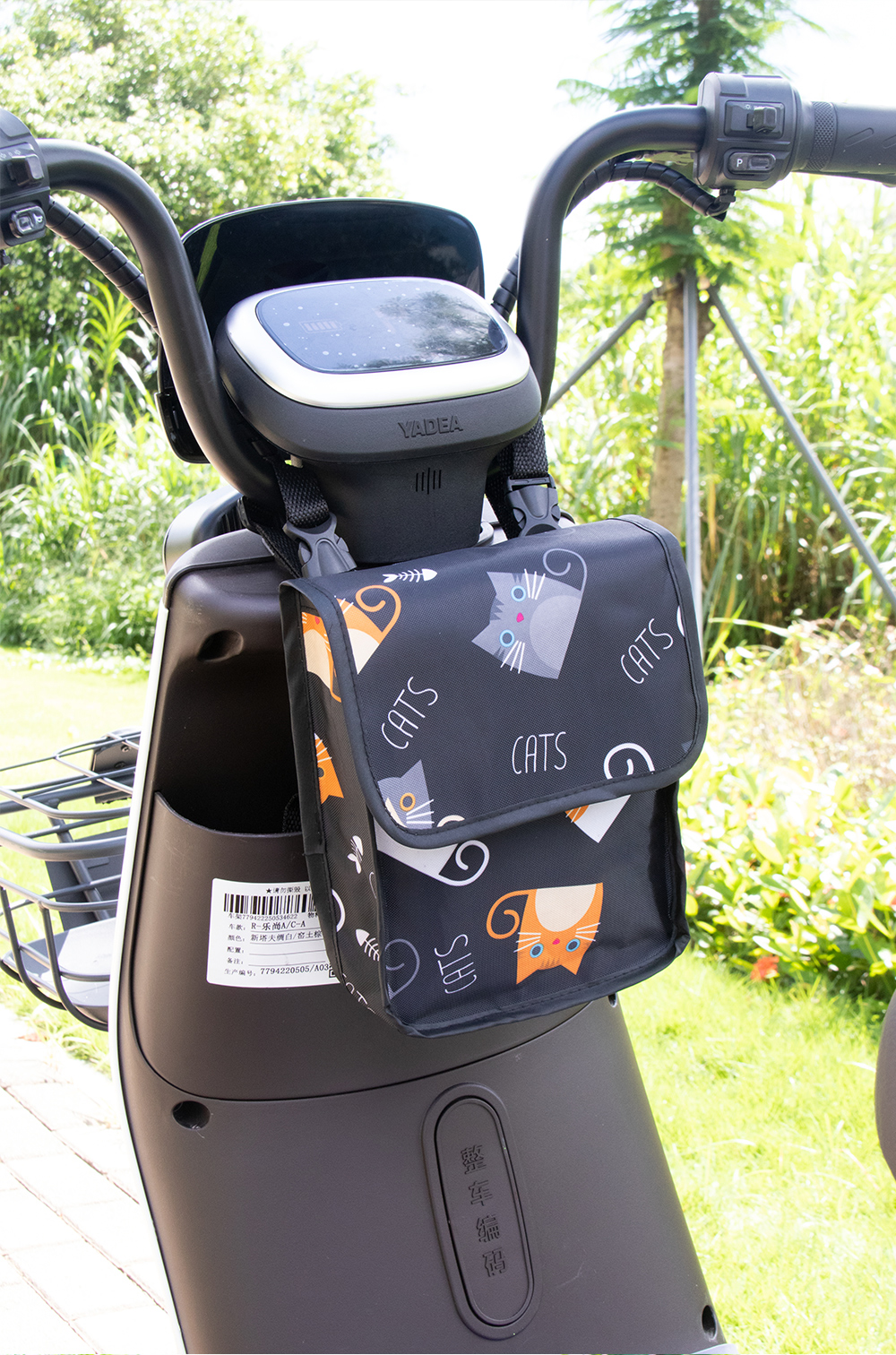 Waterproof Hanging Bag for Electric Vehicles, Storage Pouch for Tricycles, Electric Scooters, and Motorcycles