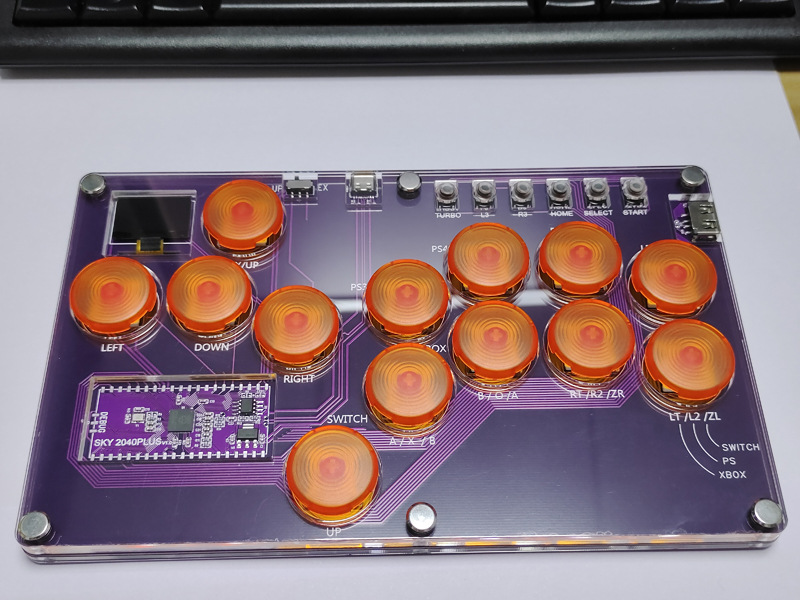 SKY2040PLUS13 teclas personalizadas SOCD juego de lucha teclado HITBOX Street Fighter 6Steam Arcade PS5