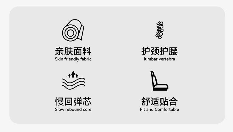 Suitable for AITO M6, same style as the mall's lumbar support, headrest, neck support, and waist support, car interior accessories, must-buy parts for new car modification