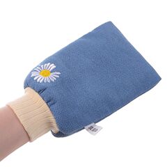 新商品の小菊のお風呂タオルは泥をこすります。