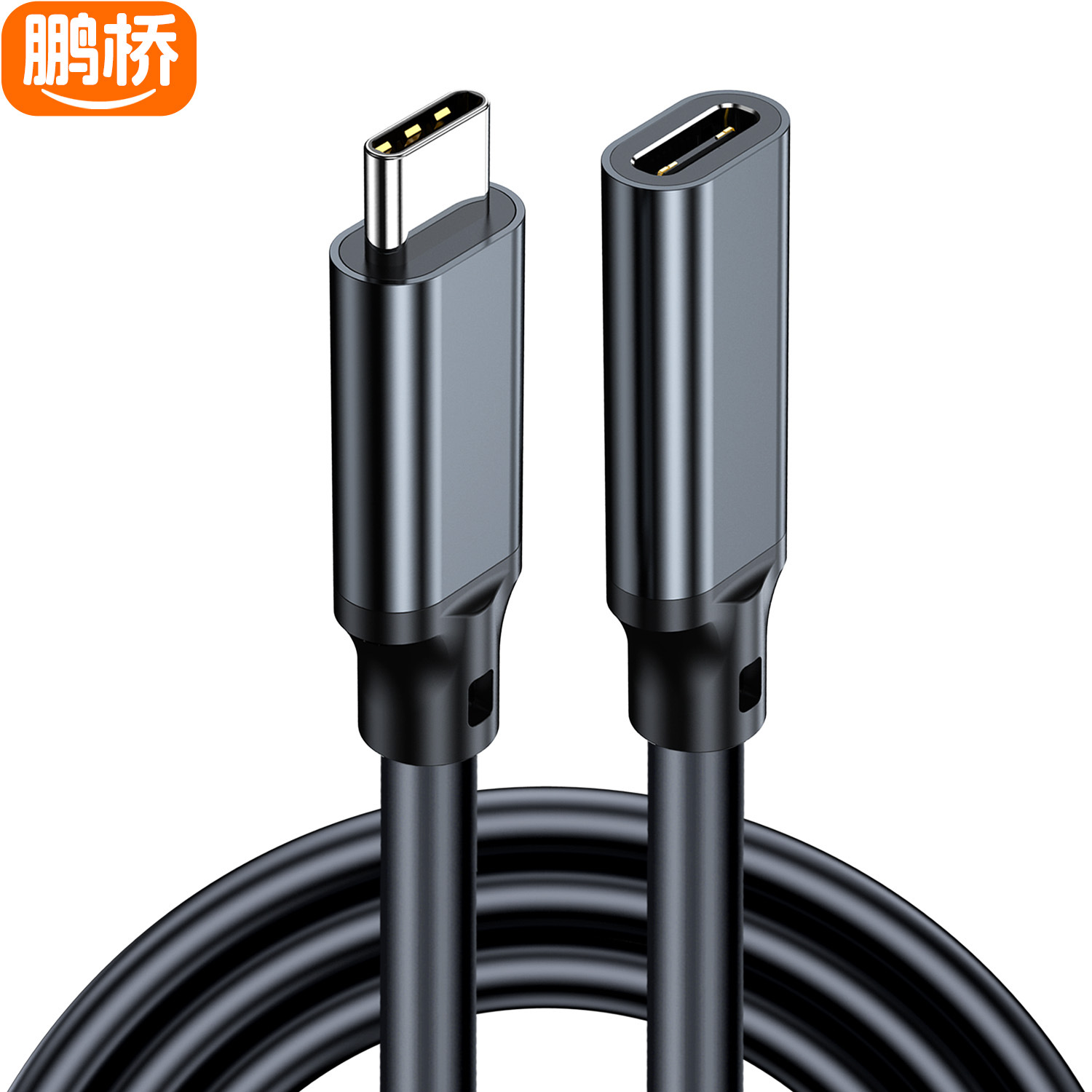 Cable de Extensión Type-C Macho a Hembra 20Gbps USB3.2 8K de Aleación de Aluminio