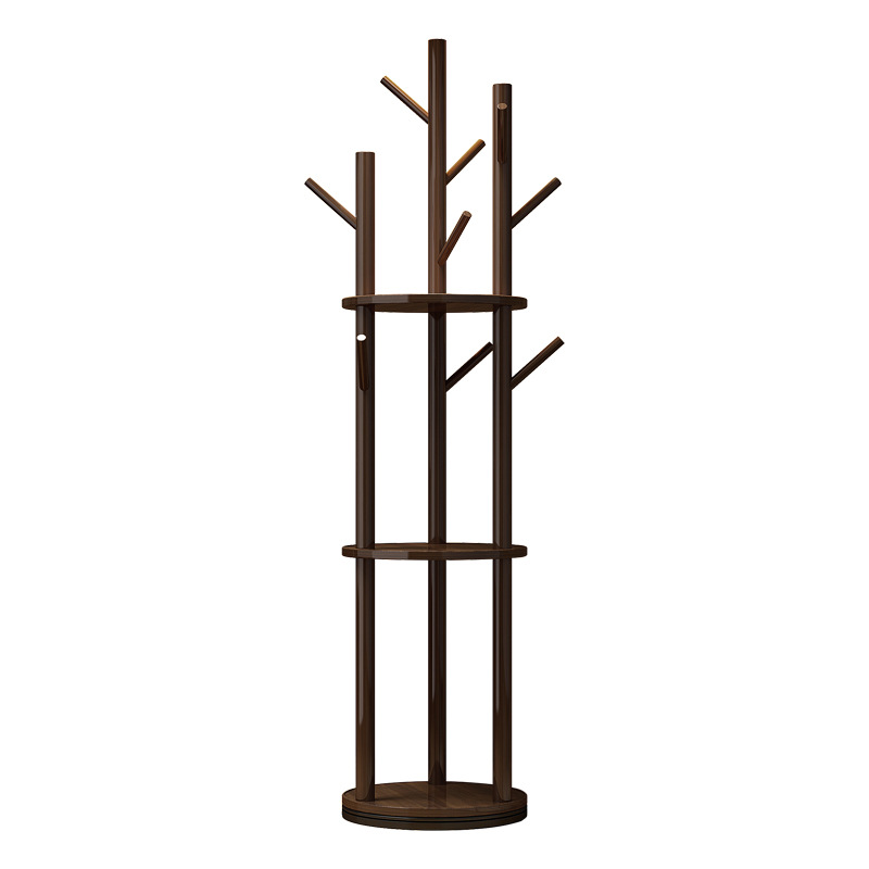 Percha de ropa giratoria percha de ropa vertical percha de ropa percha de madera maciza percha de lujo para la sala de estar