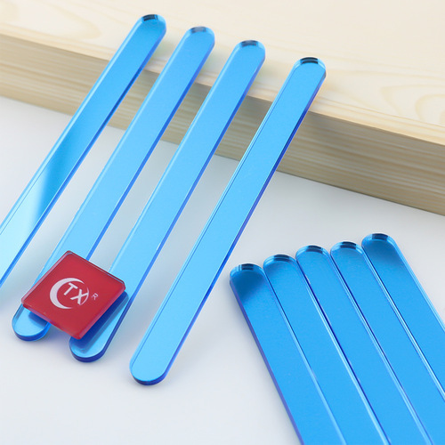 Children's DIY ice cream sticks 3mm thickness acrylic mirror cake ice cream sticks ice cream popsicle sticks