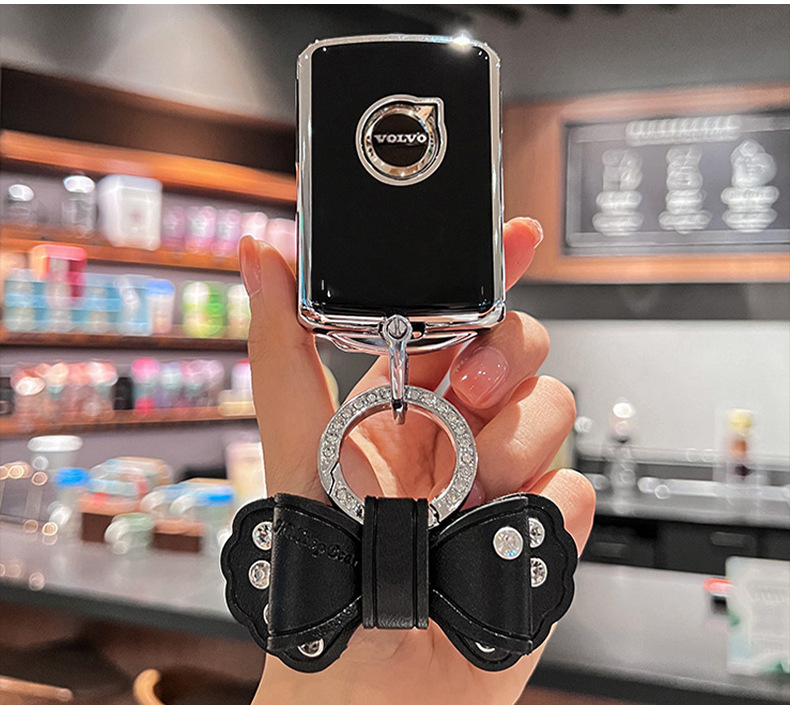 Special Volvo Key Cover for Xc60, Xc40, S90, S60, Xc90, V60, V90 High-End Car Key Case for Men and Women