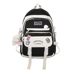 Cute Ins-style Backpack for Girls: High School, Middle School, and Elementary Students—Large-Capacity 3-to-6th Grade Dual-Use Backpack