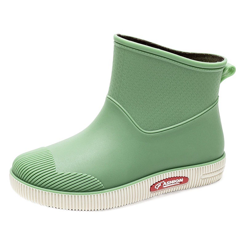 [Оптовая продажа поколения волос] непромокаемая обувь, женские резиновые сапоги, носят студентам, корейские милые модные короткие сапоги, Нескользящие