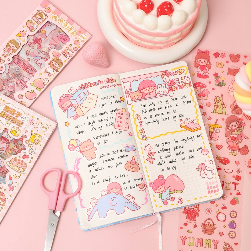 Sticker, waterproof set, 20 pieces, scheduler, no trace