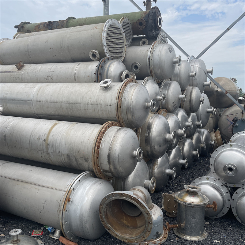 出售10-100平方不锈钢列管冷凝器 二手化工列管冷凝换热器  二手