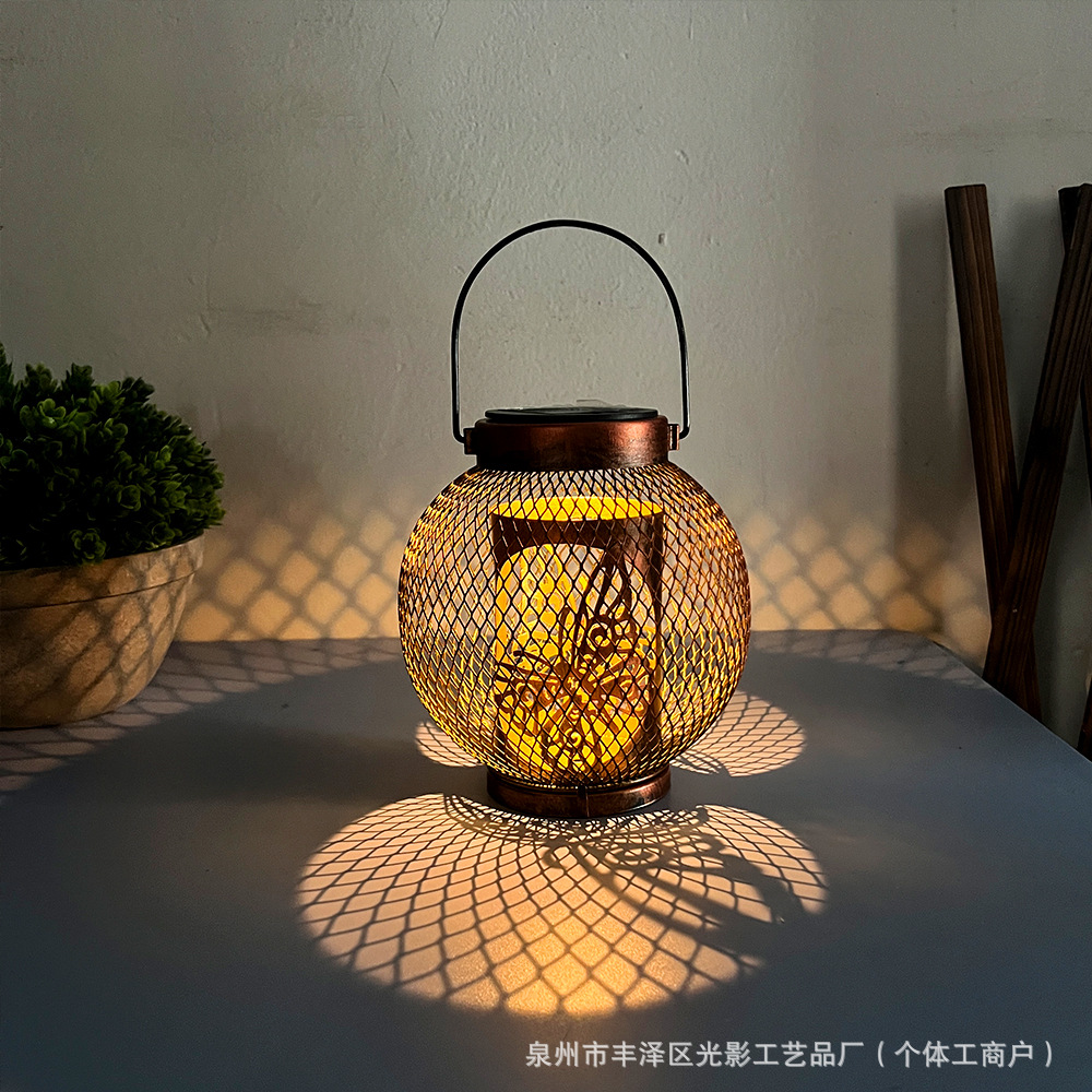 Original design creative outdoor double-layer iron projection…