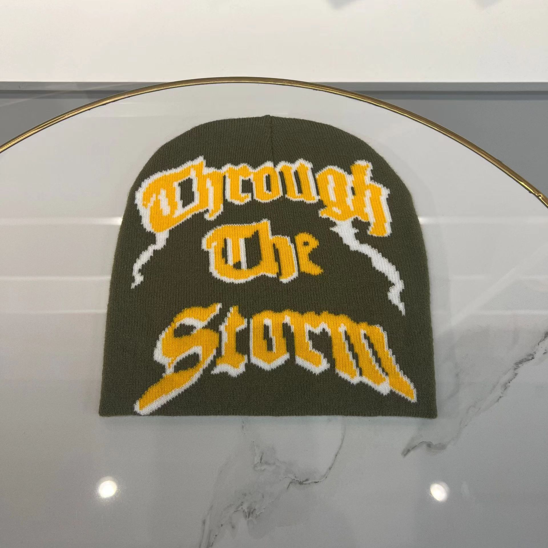 Women's Hip-hop Letter Printing Eaveless Wool Cap display picture 5