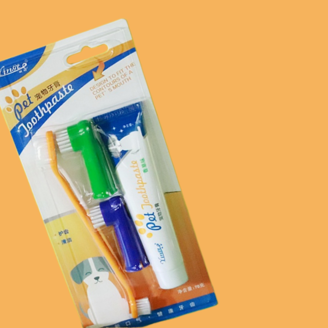 cepillo de dientes para mascotas pasta de dientes conjunto de dedo cepillo de dientes para gatos cepillo de dientes para perros cepillo de dientes para perros limpieza oral cepillo de dientes para enfermería cepillo de dientes