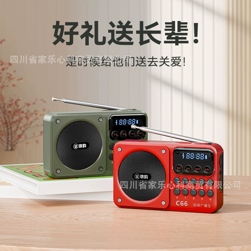 2025 новый Langyun C66 многофункциональный кампусный радиоприемник мини-bluetooth мульти-диапазон кампусного вещания король