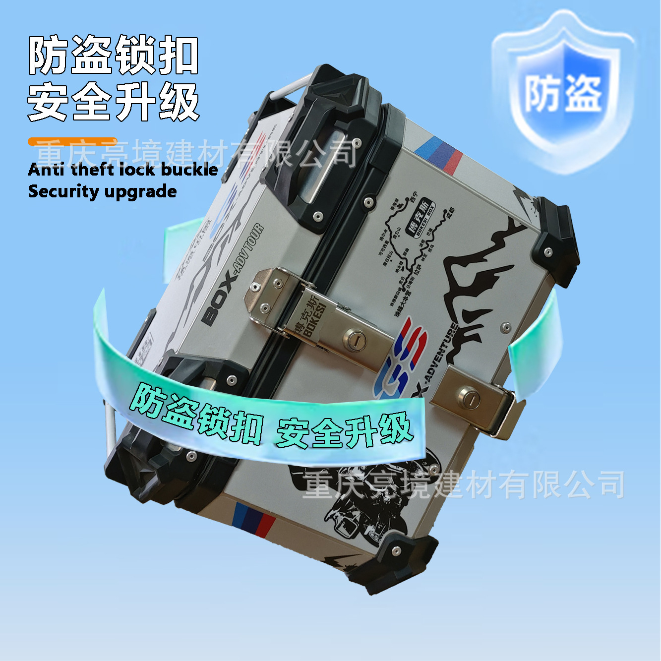 Baúl trasero universal para motocicleta, de liberación rápida, de aleación de aluminio, 45L, para vehículos eléctricos, de gran capacidad, para herramientas, disponible en stock.